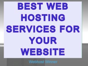 Best web hosting services for your website