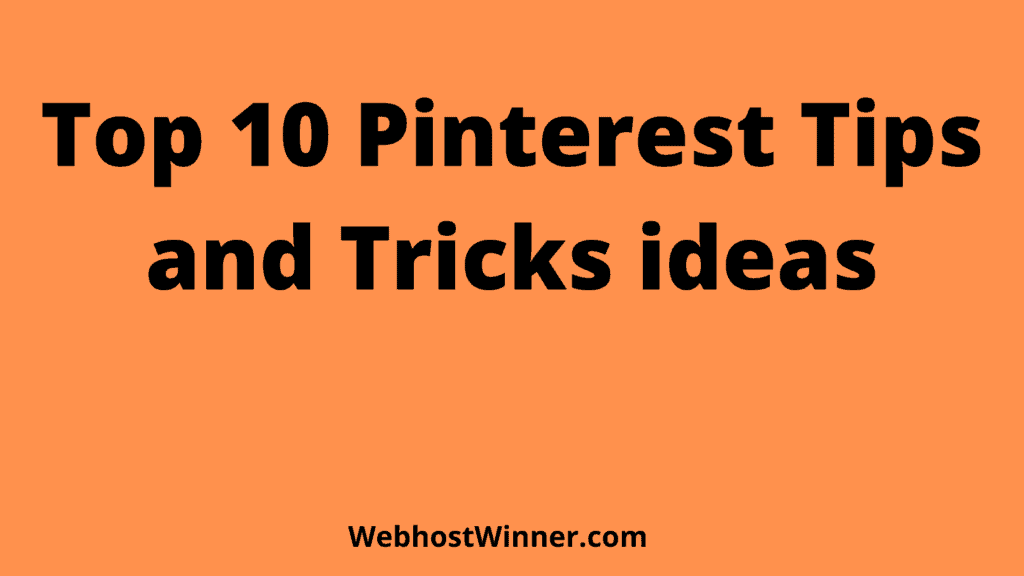 Pinterest Tips and Tricks