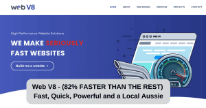 Web V8: australian web hosting