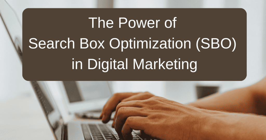 search box optimization