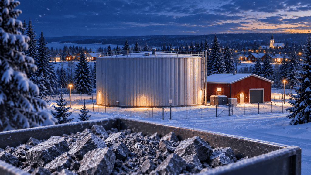 Finland sand battery
