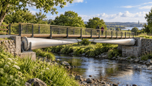 wind turbine blade bridge